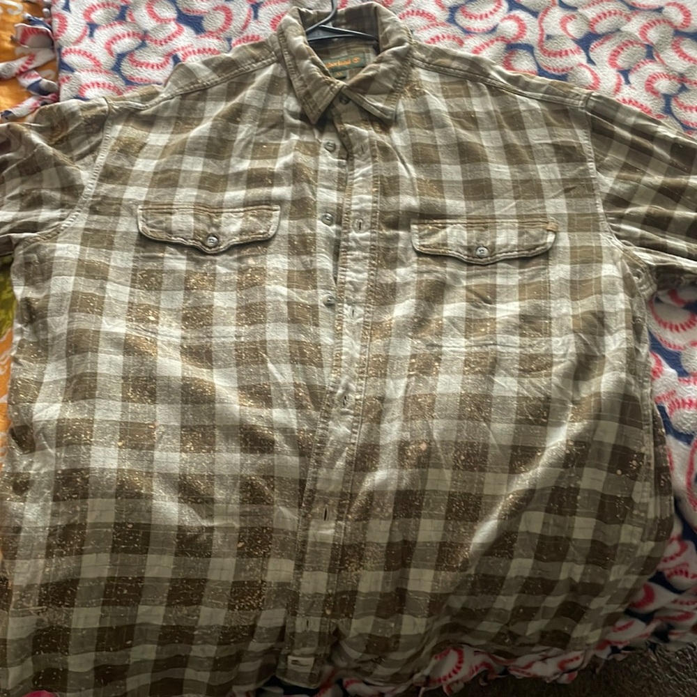 Timberland flannel!